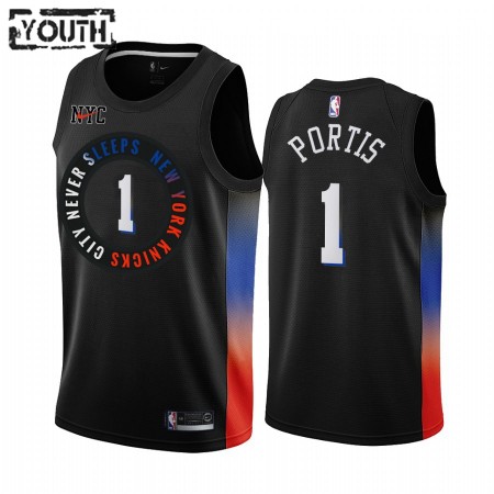 Kinder NBA New York Knicks Trikot Bobby Portis 1 2020-21 City Edition Swingman
